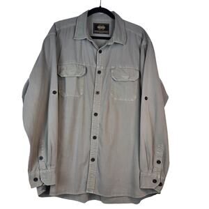 GUIDE GEAR MEN'S XL COTTON BUTTON UP LONG SLEEVE SHIRT WORK‎ FISHING CASUAL